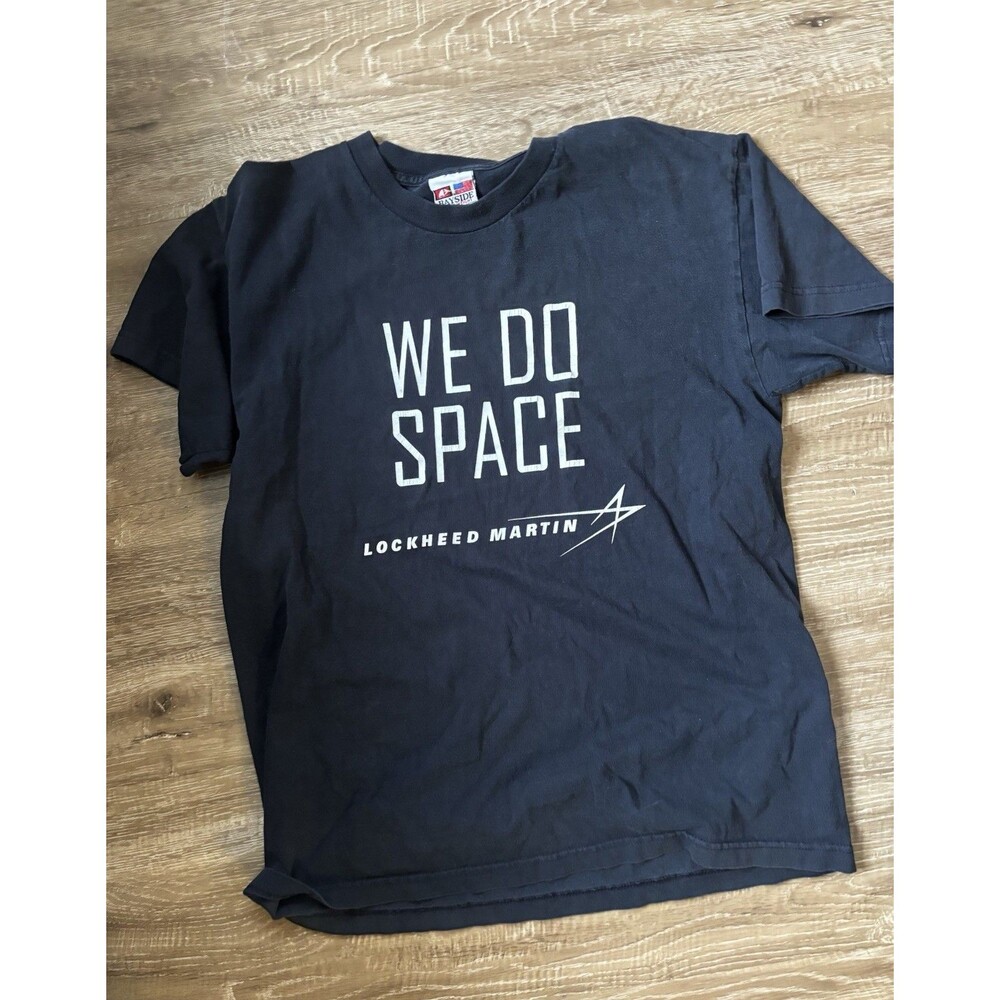 Lockheed Martin We Do Space Made USA T-Shirt LARGE Vintage